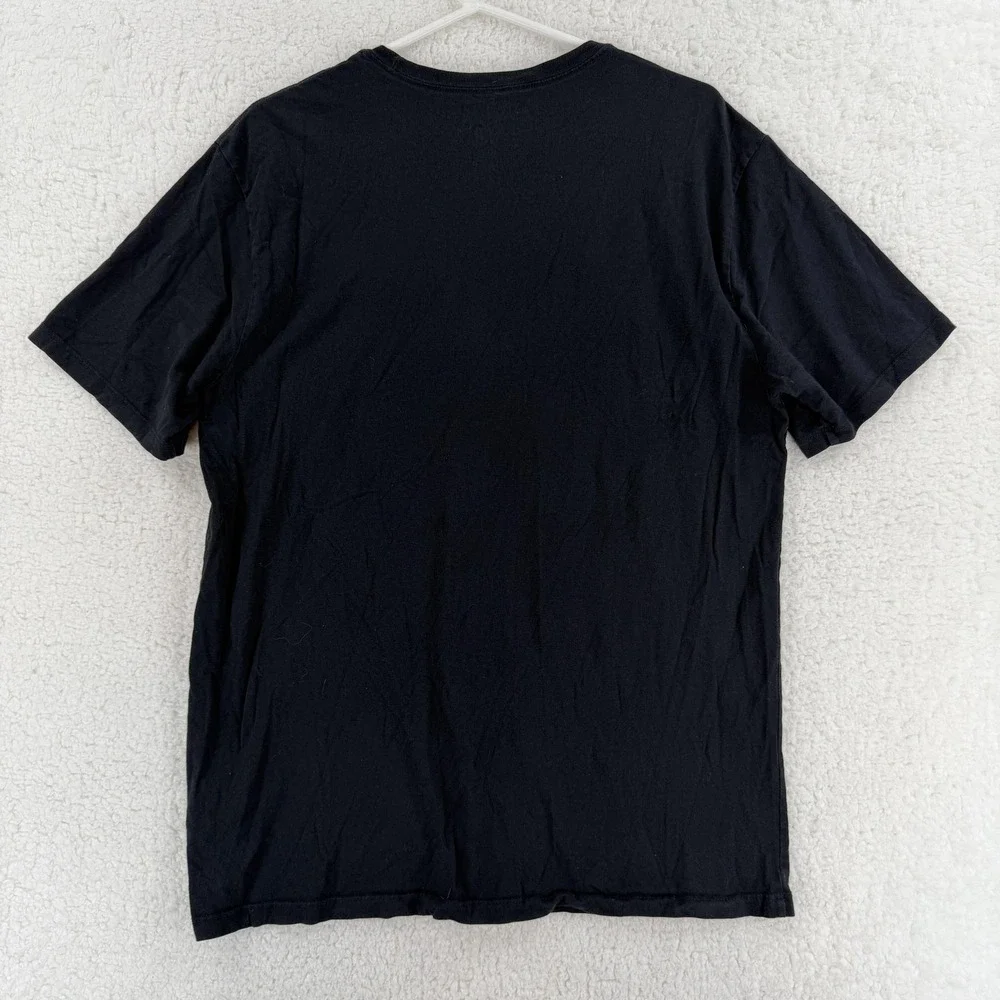 True Religion Brand Jeans Shirt Mens XL Black Leopard‎ Logo Graphic Tee T-Shirt